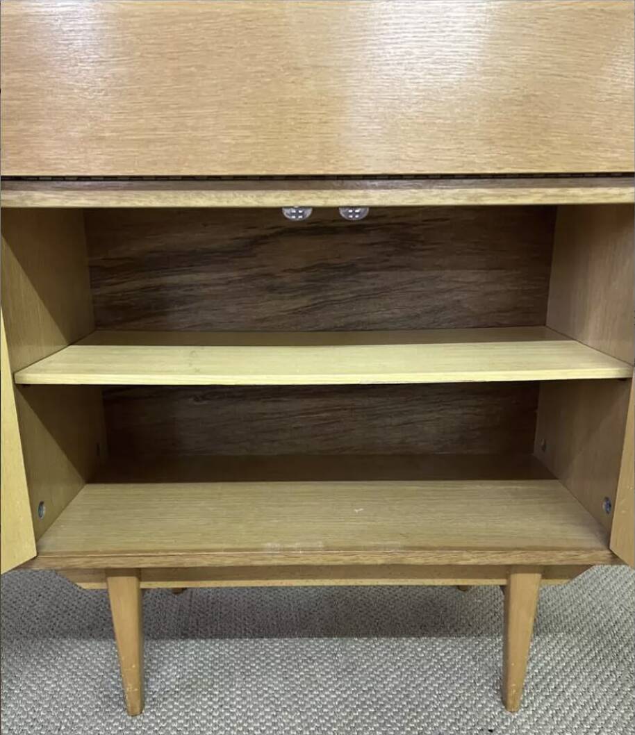 Small vintage secretary cabinet
