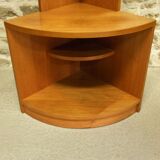 Corner - 70s teak corner shelf