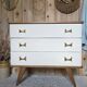 Commode vintage pieds compas renove