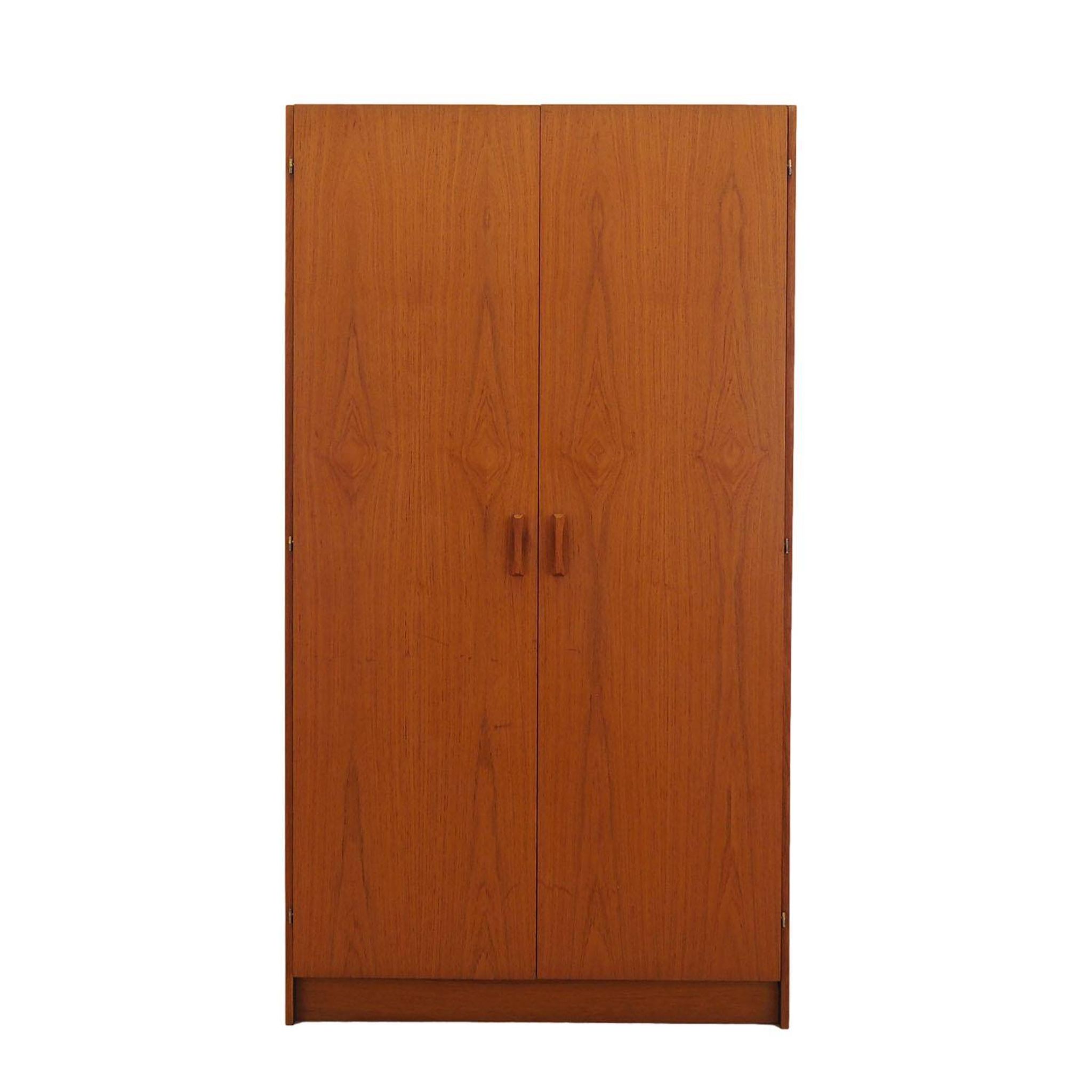 Teak wardrobe, Danish design, 1970s, made in Denmark