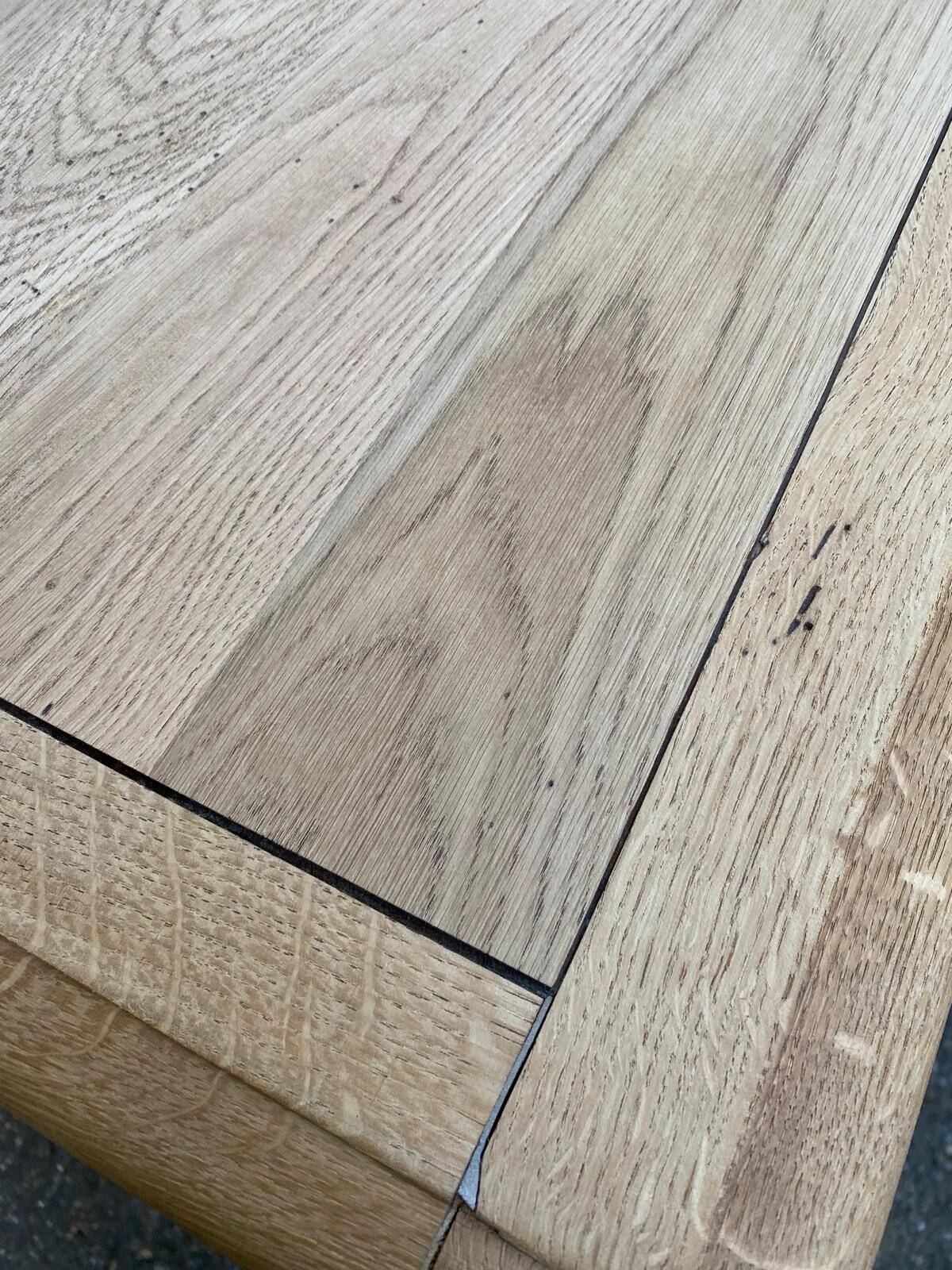 Restored 19th-century solid oak sideboard, 190cm