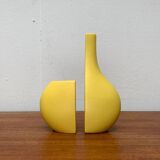 Set of 2 minimalist postmodern Italian vases by Bel Mondo, 1980s.