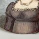 Pair of miniature period restoration couple man frock coat early nineteenth