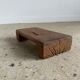 Tabouret d'appoint en teck asiatique blond