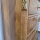 Louis XV chest of drawers in marquetry and gilded bronze - Marble top