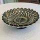 Large woven and twisted ceramic basket, Fase, Vallauris