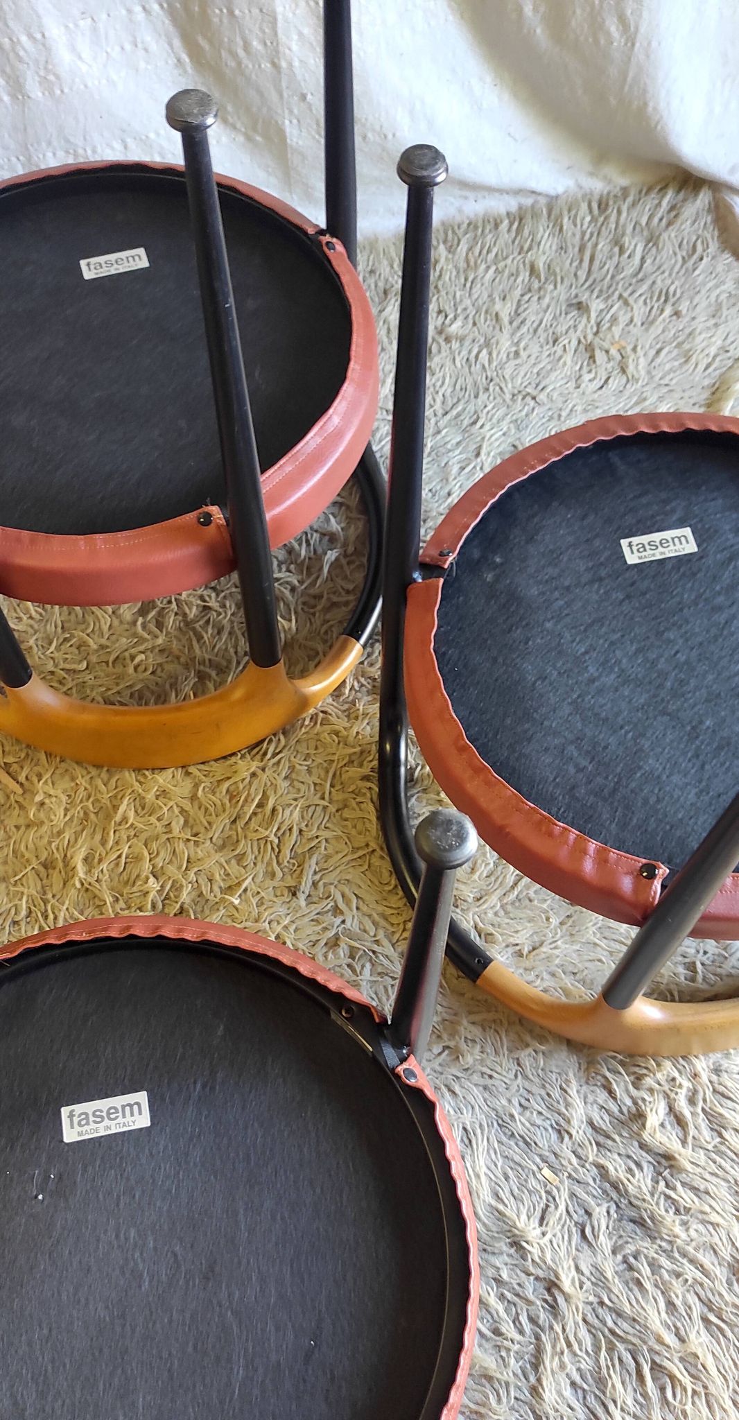 Set of 6 designer chairs, Boléro model, by Archirivolto - 80s/90s