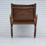 1970’s, Norwegian design, "Siesta" lounge chair by Ingmar Relling, leather, bentwood.
