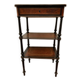Napoleon III harness with three 20th century trays / Console
