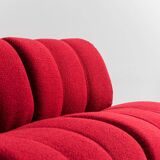 Divano modulare tessuto mod. giannone seven salotti anni ’70 vintage modernariato