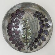 Assiette murale en céramique Rusha Handarbeit, années 1970, Allemagne