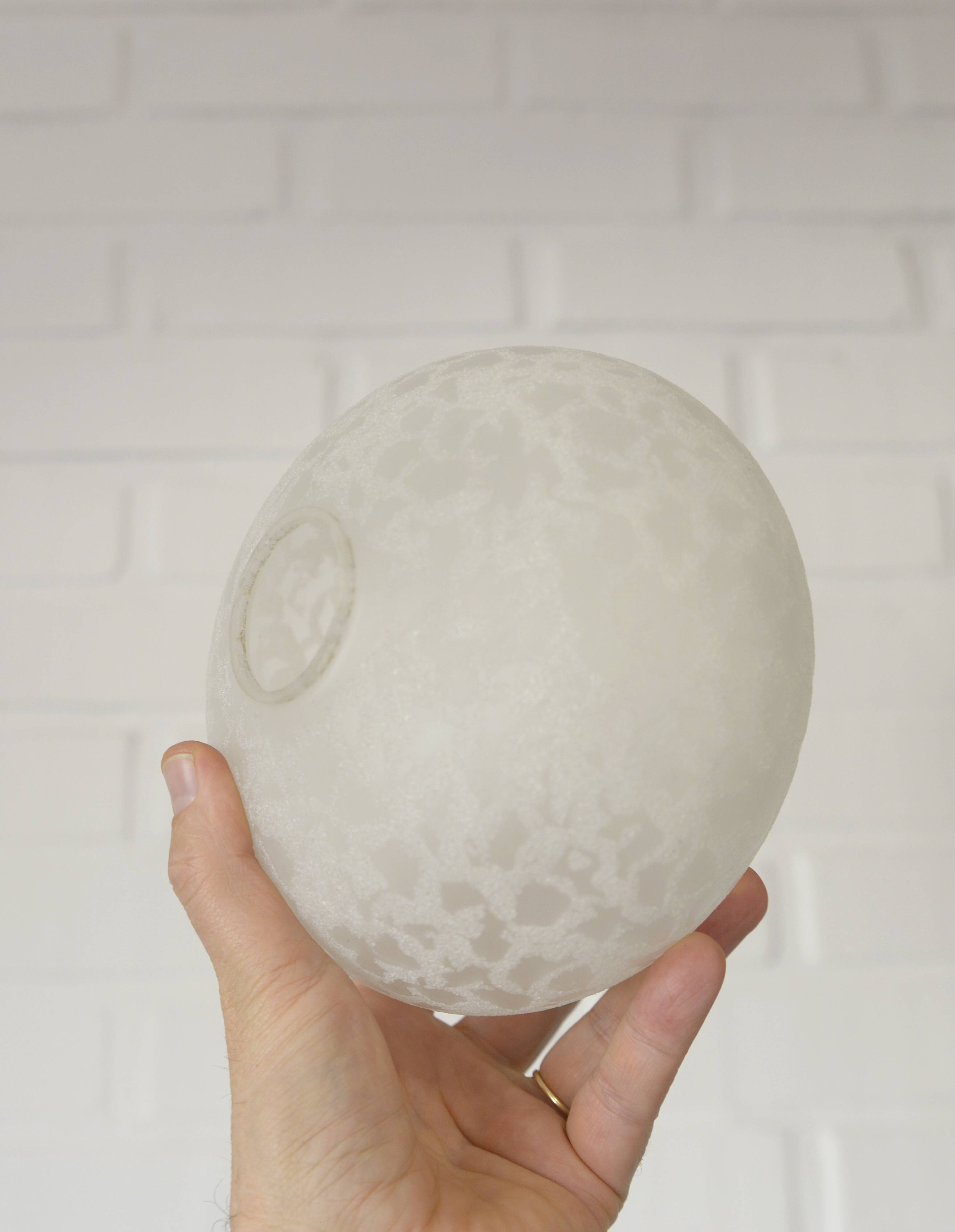 Vintage chandelier MCM Sputnik pendant lamp 1970s white hanging lamp