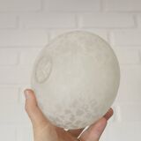 Vintage chandelier MCM Sputnik pendant lamp 1970s white hanging lamp