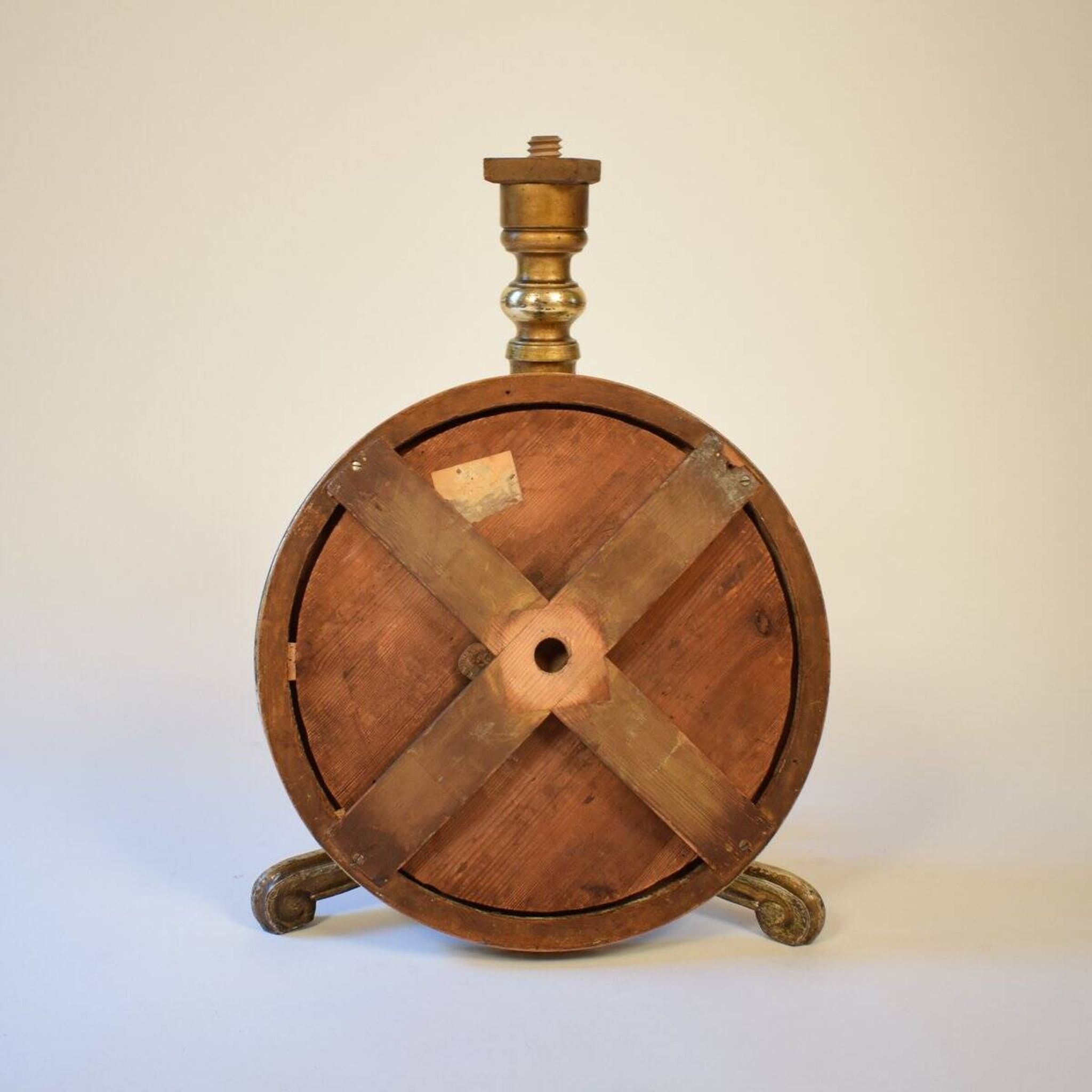 Victorian Marquetry Round Side Table, 1870s