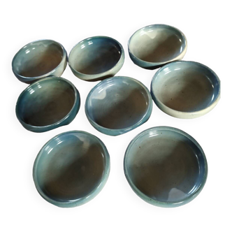 Clay molds for crème brûlée