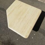 Vintage coffee table in travertine
