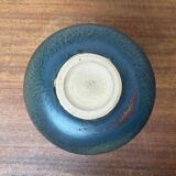 Mid-century minimalist studio pottery vase by Mathies Schwarze, Germany, 1960s.