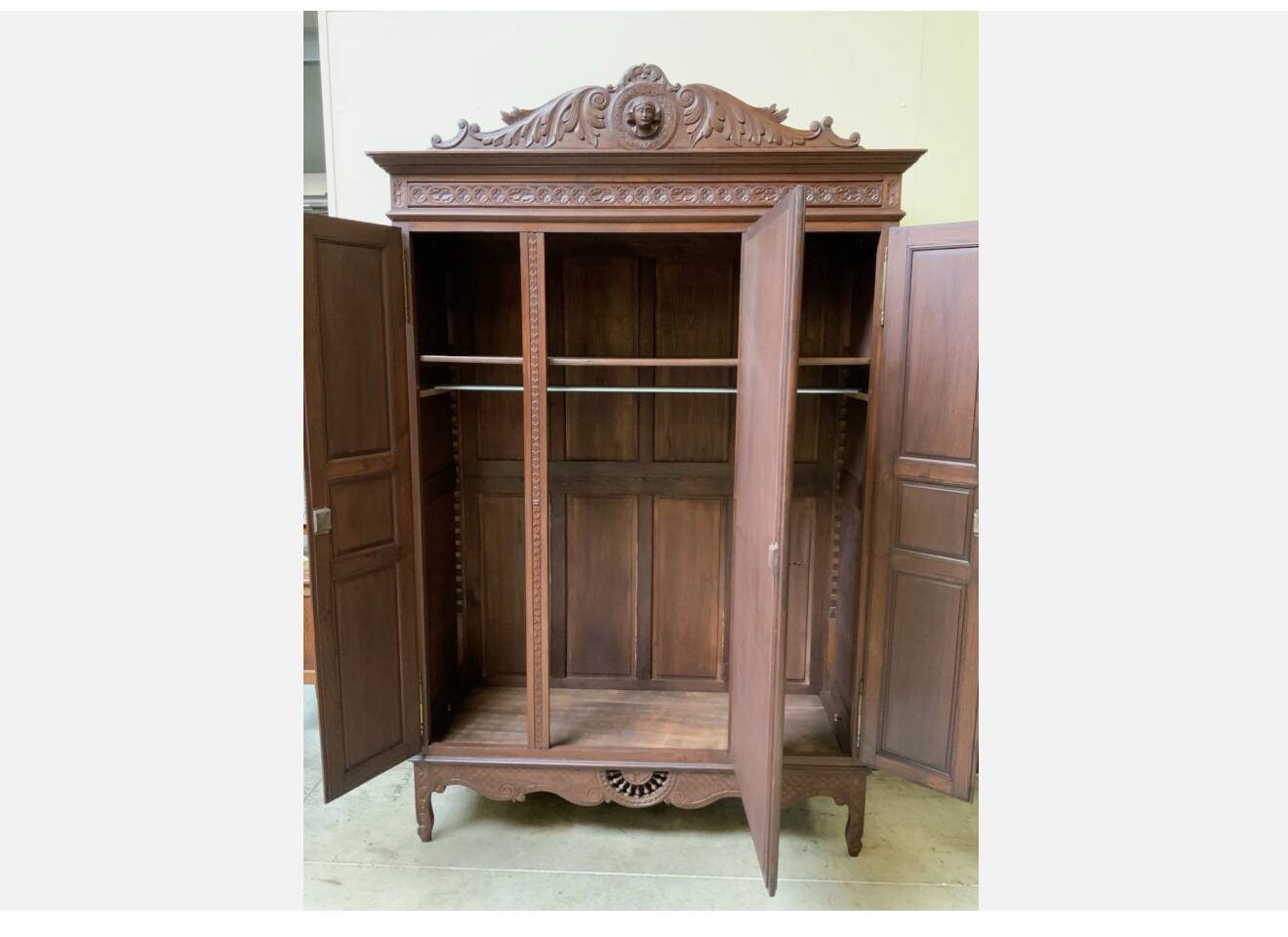 Antique wardrobe, coat cupboard
