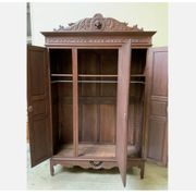 Antique wardrobe, coat cupboard