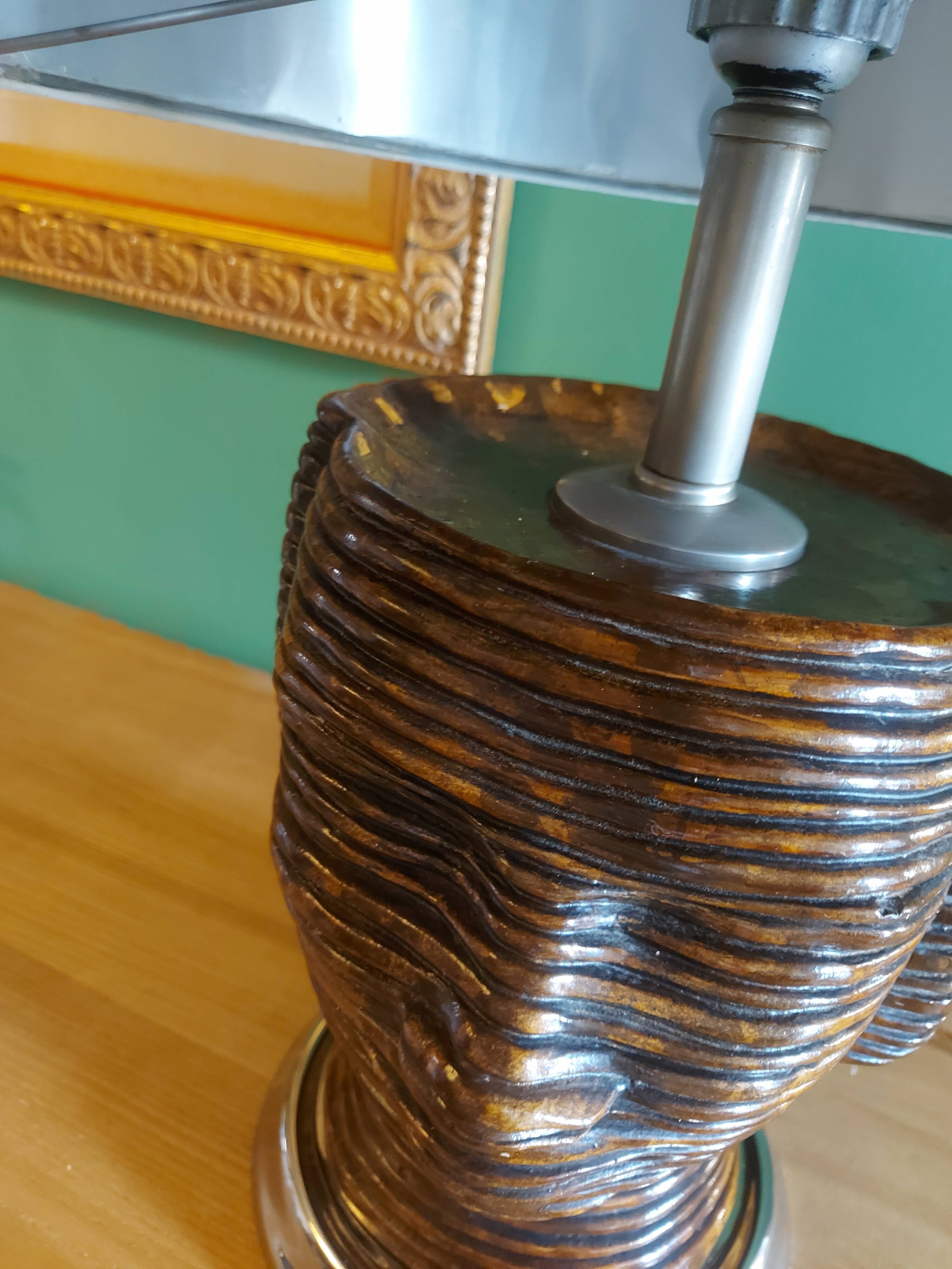 Vintage ceramic lamp of the years 70's luxor