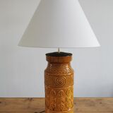 Ceramic lamp Scheurich circa 50s
