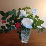 Bohemian crystal vase