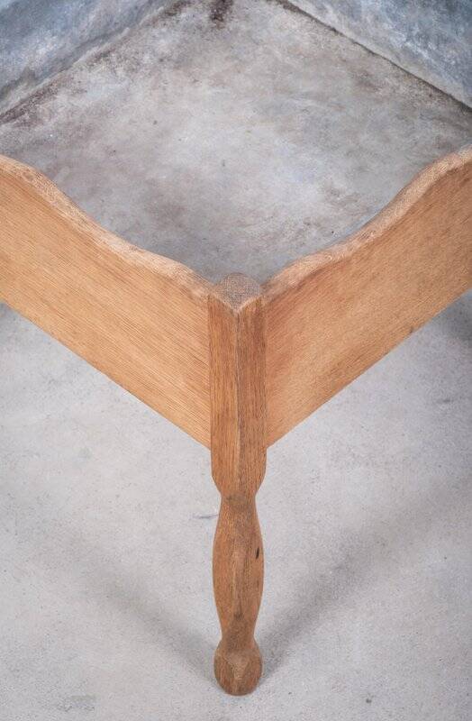 Oak Planter Stand by Henning Kjærnulf, Denmark, 1960s