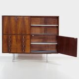 Vintage bookshelf in rosewood by Alfred Hendrickx for Belform, 1960.