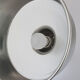 Vintage ceiling lamp industrial style aluminum. Spain 1970.