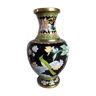 Vase vintage en émaux cloisonné