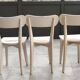 Series of 5 vintage chairs/antique bistro
