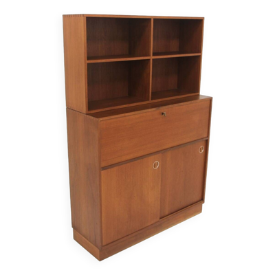 Secrétaire scandinave en teck, ''Fiesta'', Bräntorps Industrier, Nybro, Suède, 1960