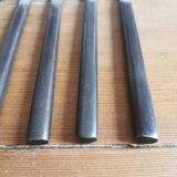 Service of 6 stainless steel and steel knives
