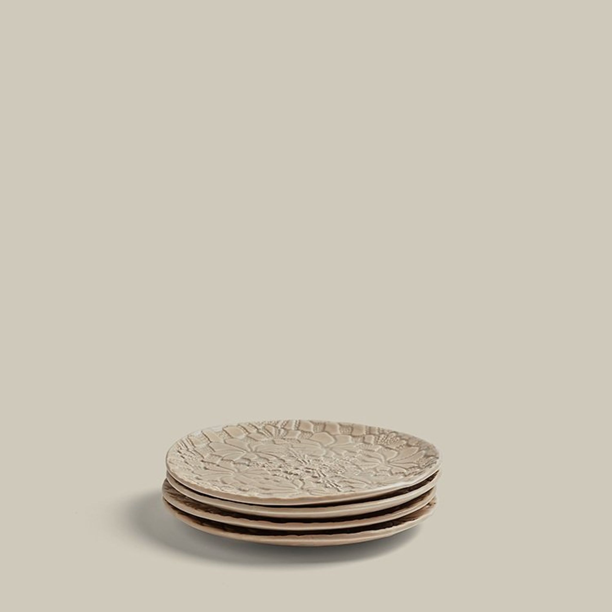 Blanca grège mat s plates