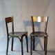 2 chairs BAUMANN 1970 black - Rare model, beautiful state