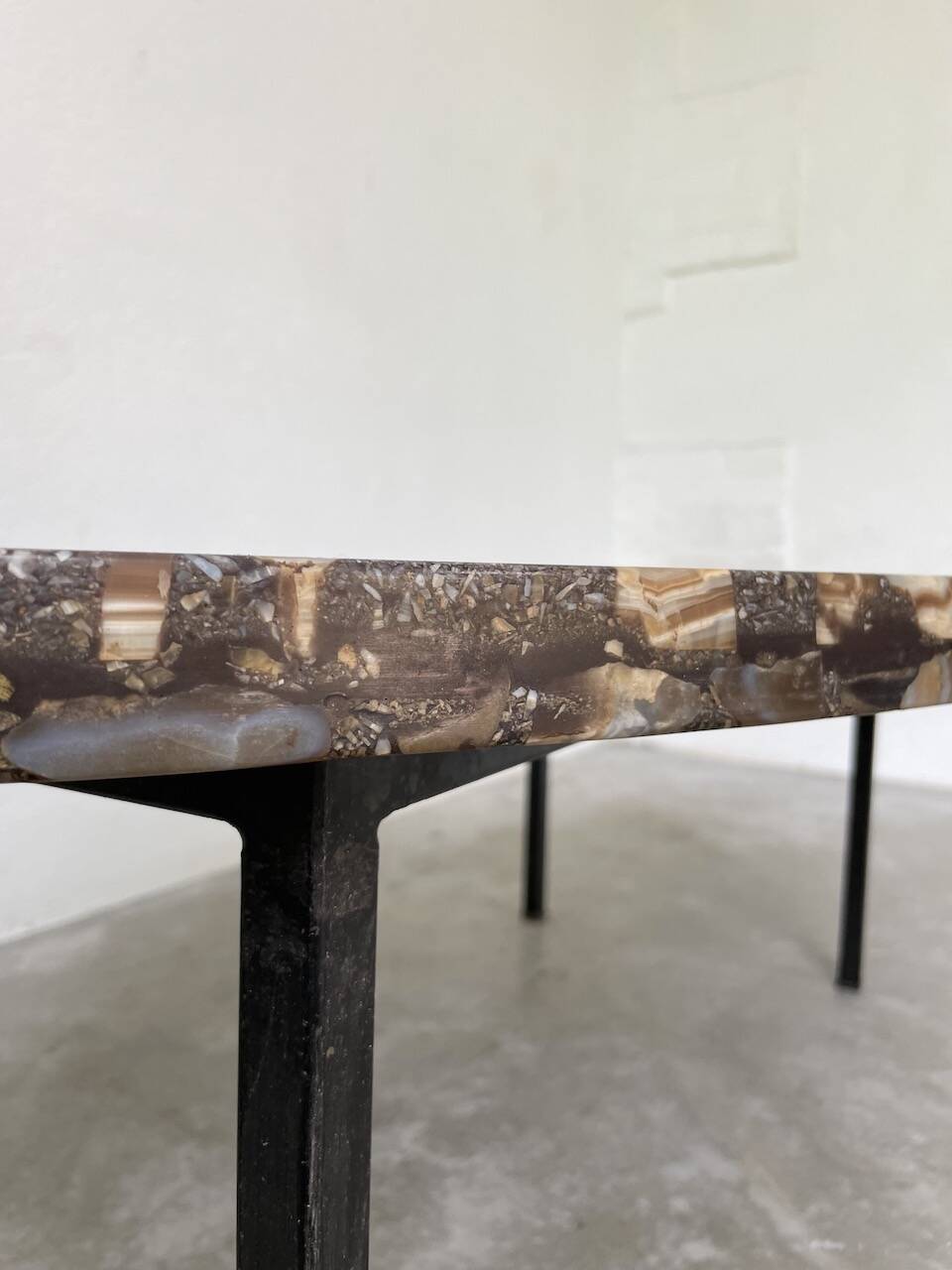 1950s Madagascar aragonite coffee table