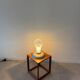 Vintage Italian lamp made of Murano glass.