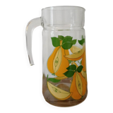 Carafe motif fruits