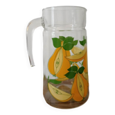 Fruit pattern decanter