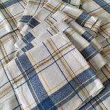 Ensemble de 6 serviettes de table vintage à carreaux