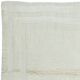 Vintage Minimalist Hand Knotted Turkish Tulu Accent Rug Made of Natural Beige Wool