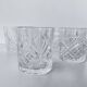 Ensemble de 4 verres à whisky cocktails Hollywood Regency