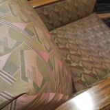 Cubist Art Deco armchair