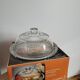 Glass bell with Luminarc tray