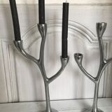 Pair of 70's design candlesticks