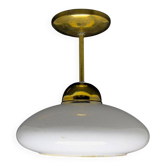 Lampe à pendentif de style Art Déco, Pologne, années 1950