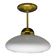 Art Deco style pendant lamp, Poland, 1950s
