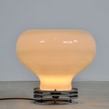 Italian opaline lamp 1970s