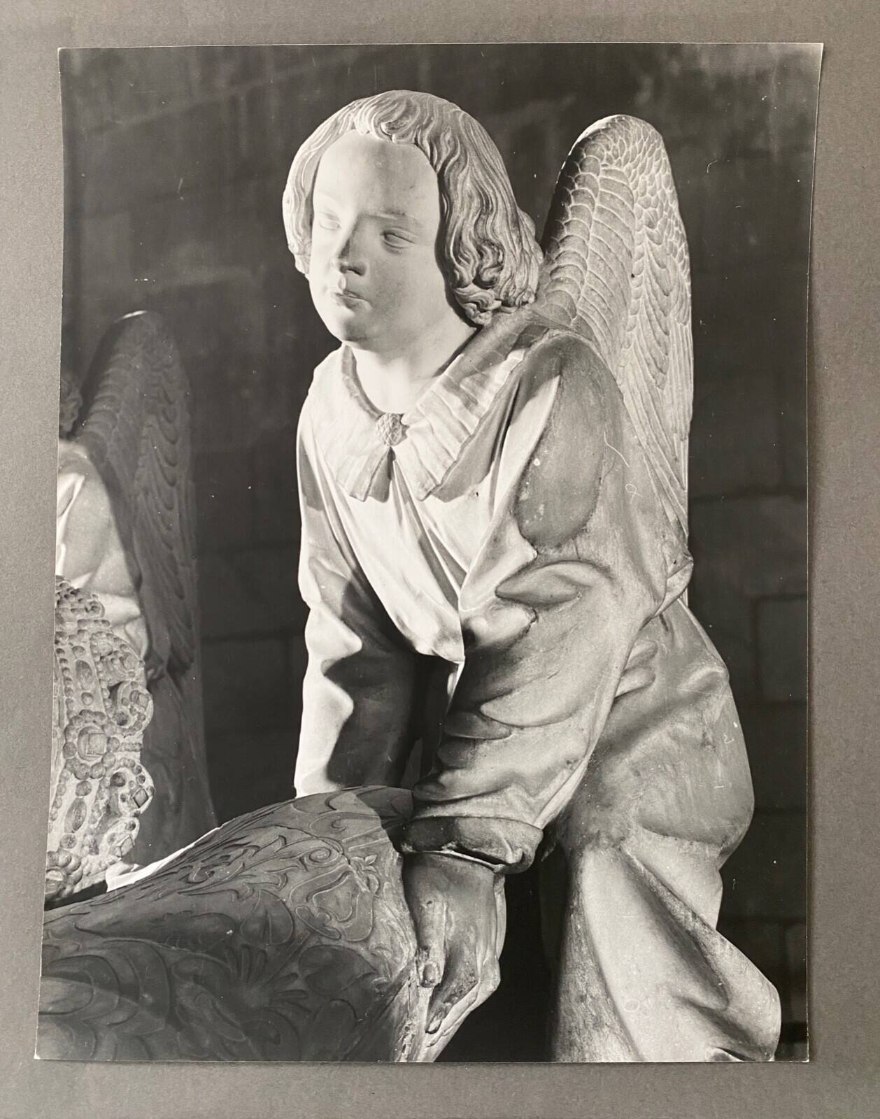 Silver photo Angel Bernard Darot 20th century