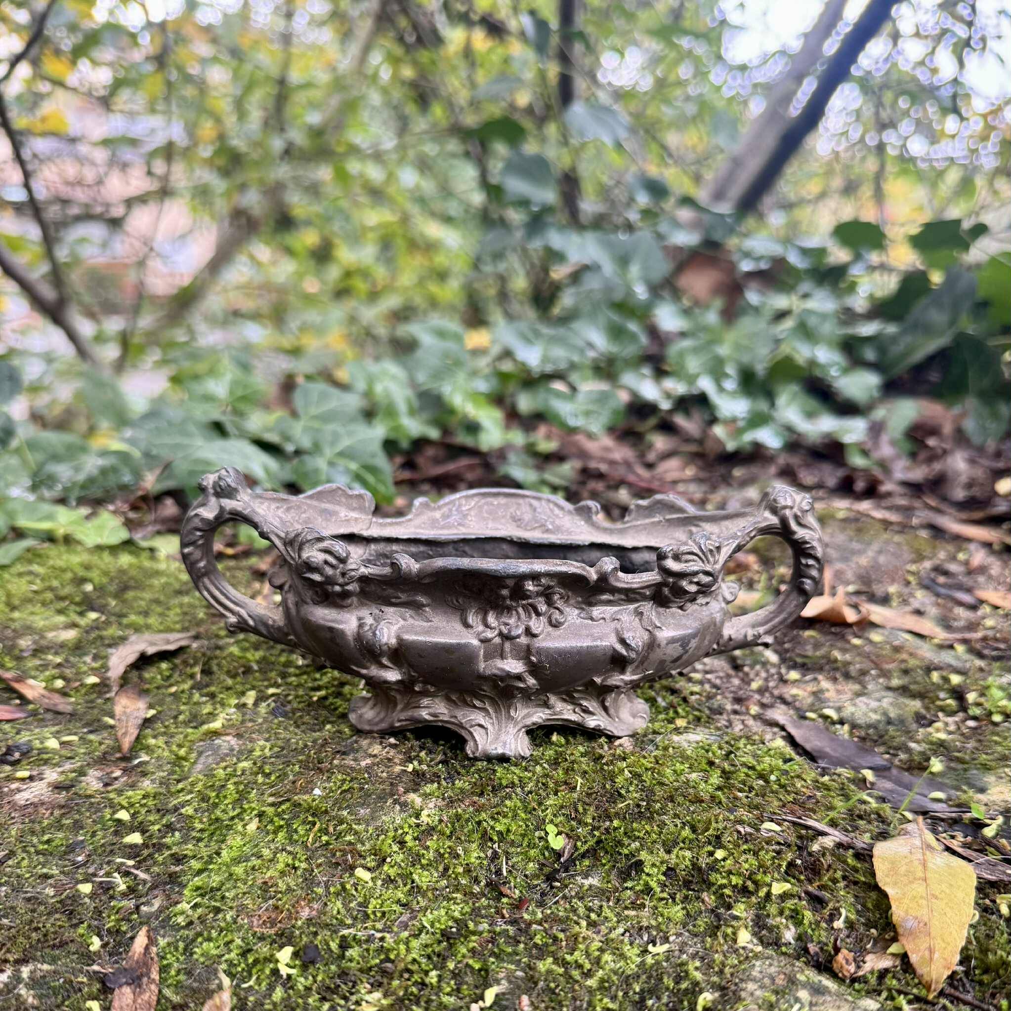 Silver planter from the Napoleon III era
